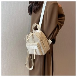Women's Backpack Mini Nylon Stylish Satchel Feminina Casual Shoulder Bags Cute Zipper Solid Handbags Female Mobile Phone Bags