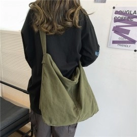 Fashion Women's Shoulder Bag Large Canvas Crossbody Bags Cotton Cloth School Bag Handbags Perfect For Back-To-School Wholesale
